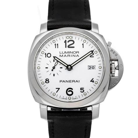 panerai 0499|Panerai Luminor Marina 1950 White Dial 44 Mm Pam 00499 PAM .